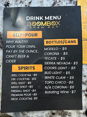 Menu Boombox Brew Bar - 21