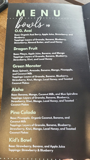 Menu Boro Bowls - 22