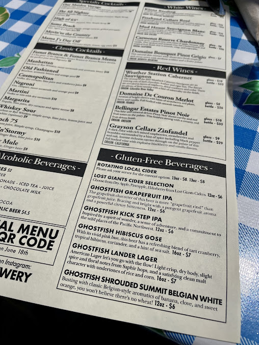 Menu Boundary Bay Brewery Bistro - 27