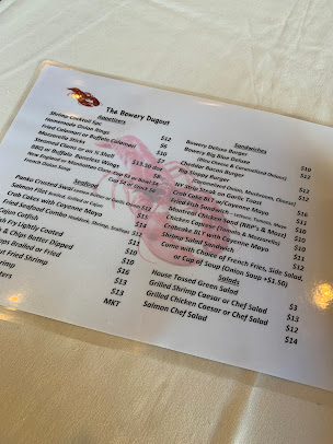 Menu Bowery Dugout - 21