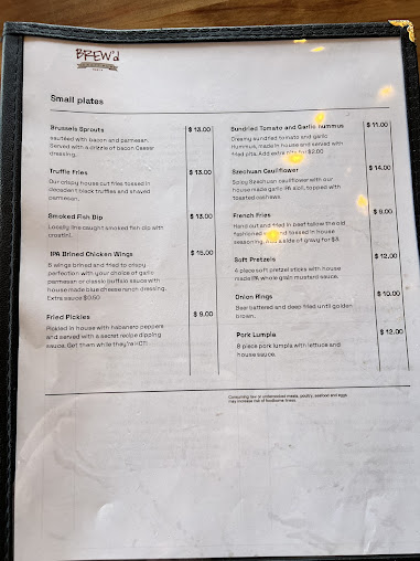 Menu Brewd Craft Pub - 25