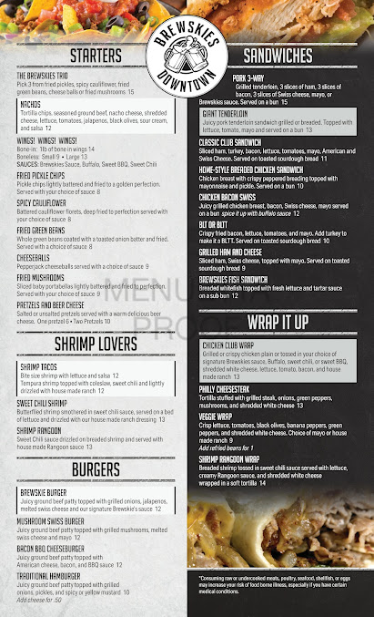 Menu Brewskies Downtown - 20
