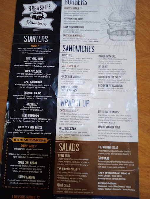 Menu Brewskies Downtown - 28