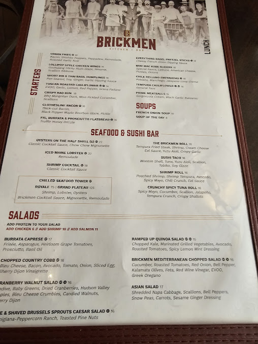 Menu Brickmen Kitchen + Bar - 22