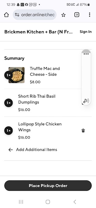 Menu Brickmen Kitchen + Bar - 27
