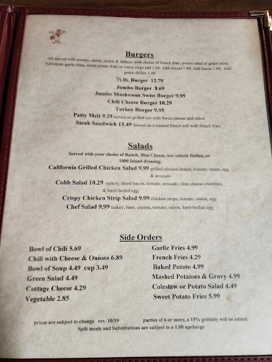 Menu Bridgehead Cafe - 18