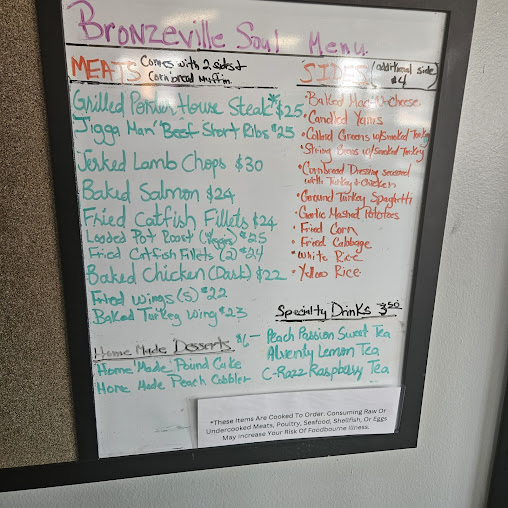 Menu Bronzeville Soul - 23