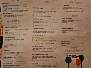 Menu Bronzeville Winery - 21