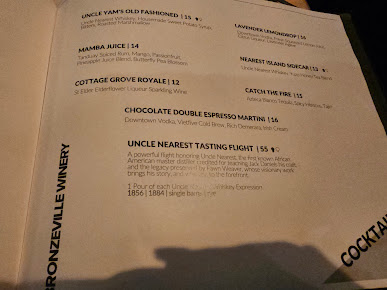 Menu Bronzeville Winery - 25