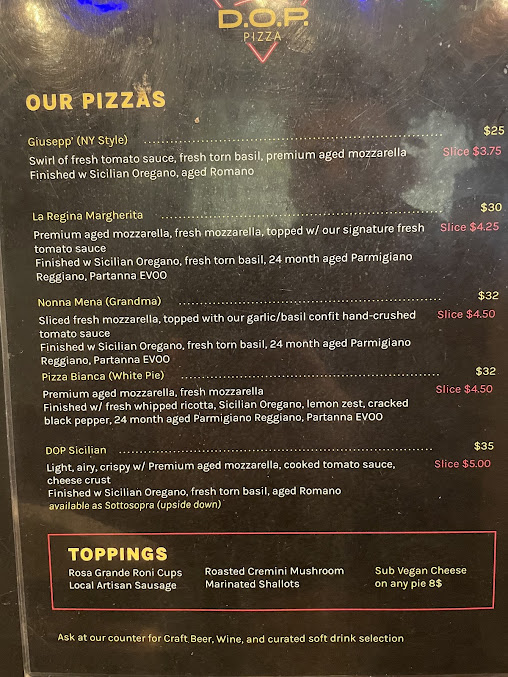 Menu Brooklyn Dop - 21