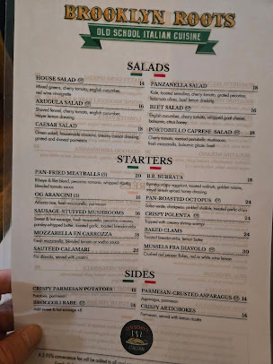 Menu Brooklyn Roots Italian - 20