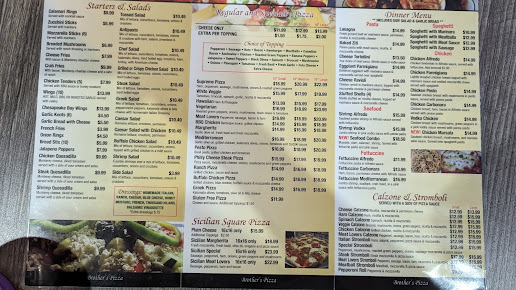Menu Brothers Pizza Italian Restaurant - 20
