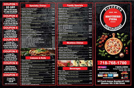 Menu Brothers Pizza - 21