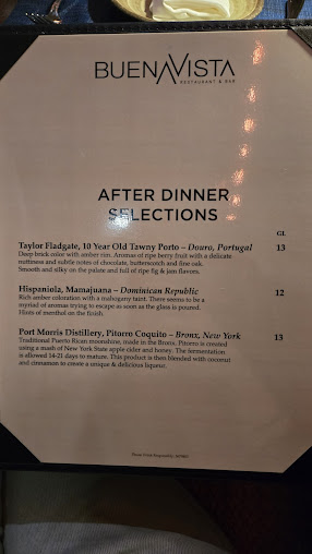 Menu Buena Vista Restaurant & Bar - 21