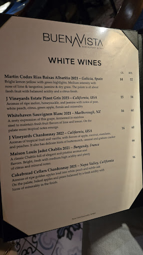 Menu Buena Vista Restaurant & Bar - 23