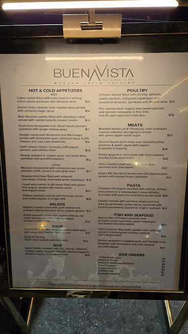 Menu Buena Vista Restaurant & Bar - 26
