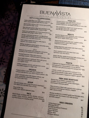 Menu Buena Vista Restaurant & Bar - 27