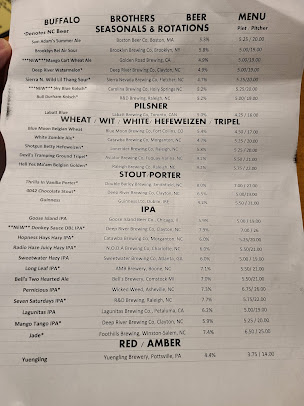 Menu Buffalo Brothers Of White Oak - 22