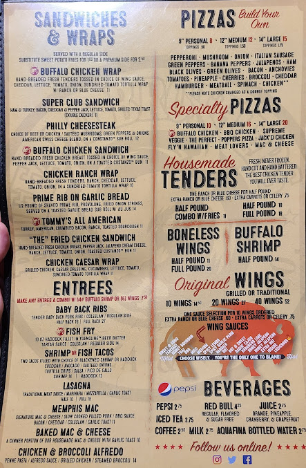 Menu Buffalo Brothers Of White Oak - 24