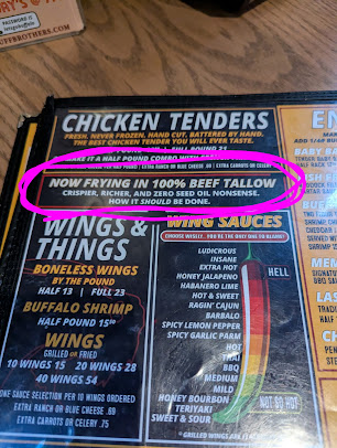 Menu Buffalo Brothers Of White Oak - 26