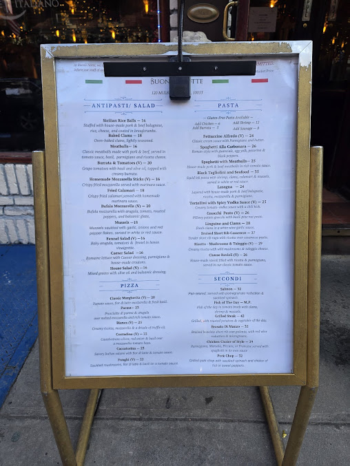 Menu Buona Notte - 26