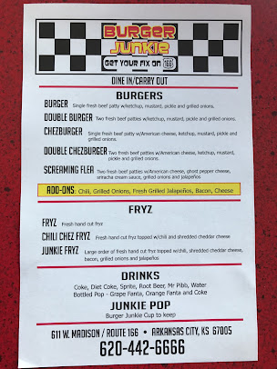 Menu Burger Junkies - 24