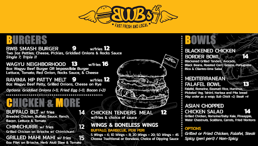 Menu Bwb Shakes - 20