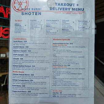 Menu Cafe Sushi Shoten - 21