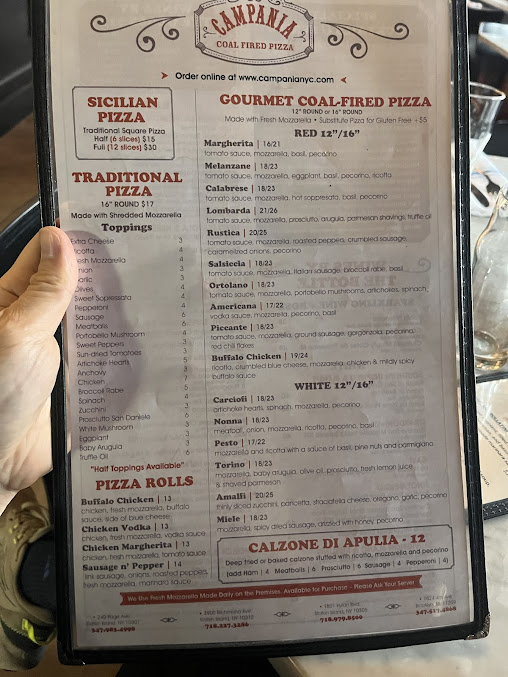 Menu Campania - 25
