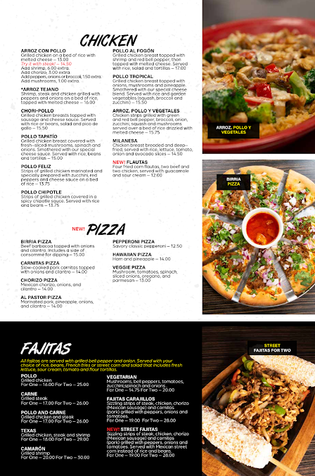 Menu Carajillo's Mexican Kitchen - 26