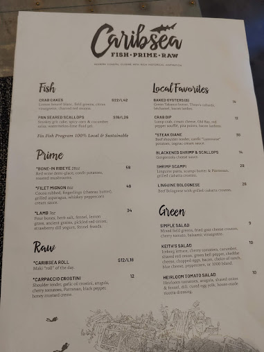 Menu Caribsea Emerald Isle - 24