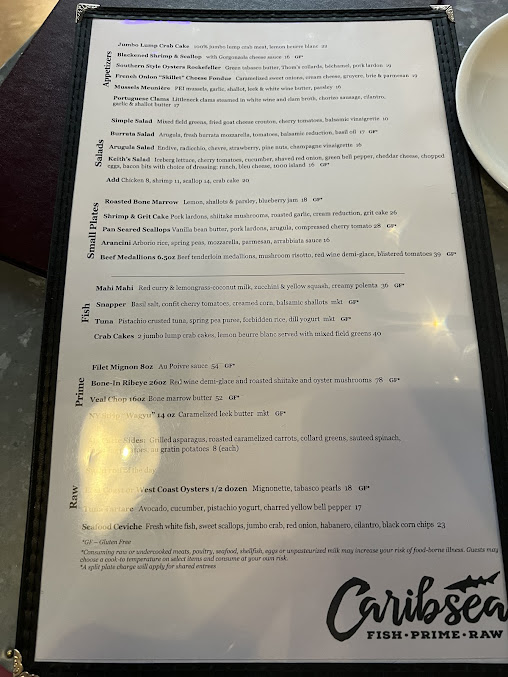 Menu Caribsea Emerald Isle - 25