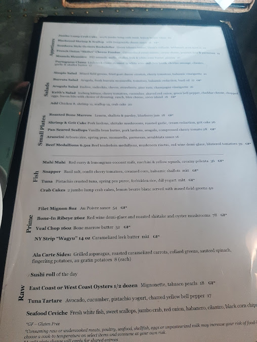 Menu Caribsea Emerald Isle - 29