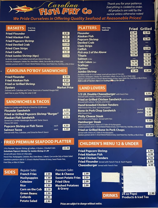 Menu Carolina Fish Fry Co. - 20