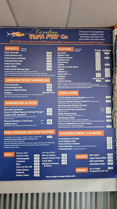 Menu Carolina Fish Fry Co. - 21