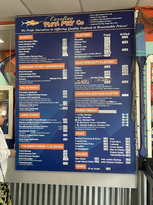 Menu Carolina Fish Fry Co. - 22