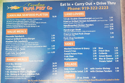 Menu Carolina Fish Fry Co. - 27