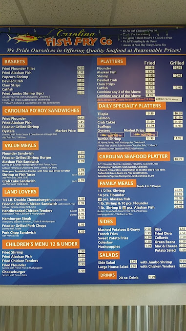 Menu Carolina Fish Fry Co. - 28