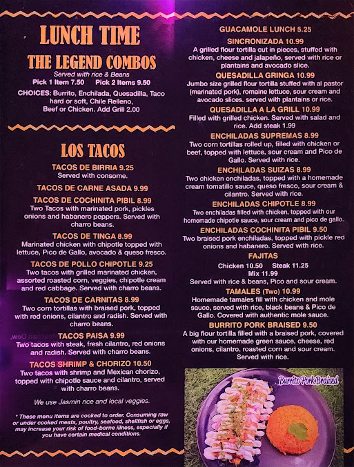 Menu Casa Azul Mexican Kitchen Lincolnton - 20