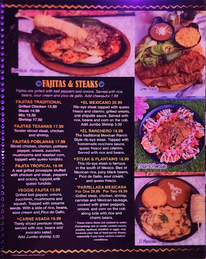 Menu Casa Azul Mexican Kitchen Lincolnton - 21