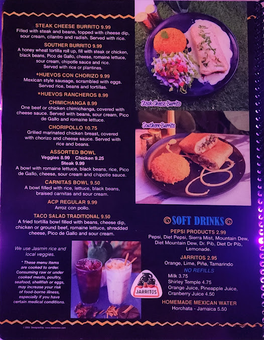 Menu Casa Azul Mexican Kitchen Lincolnton - 23
