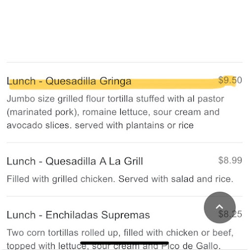 Menu Casa Azul Mexican Kitchen Lincolnton - 26