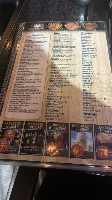 Menu Casa Tequila - 21