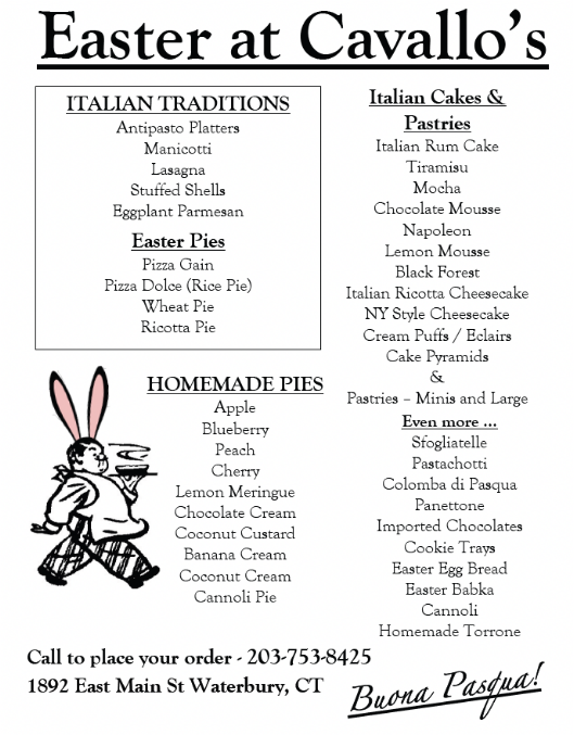 Menu Cavallos Imported Italian Food - 18
