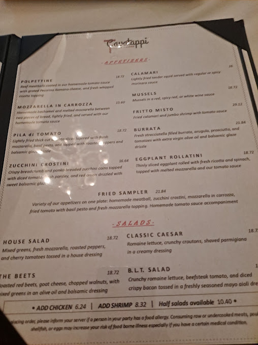 Menu Cavatappi Nyc - 21