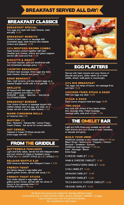 Menu Ccs Family Cafe - 21