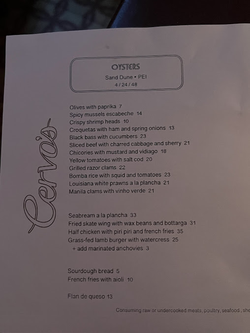 Menu Cervo's - 20