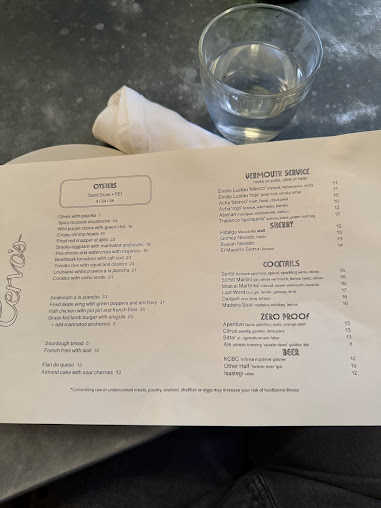 Menu Cervo's - 24