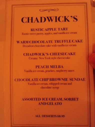Menu Chadwick's - 20
