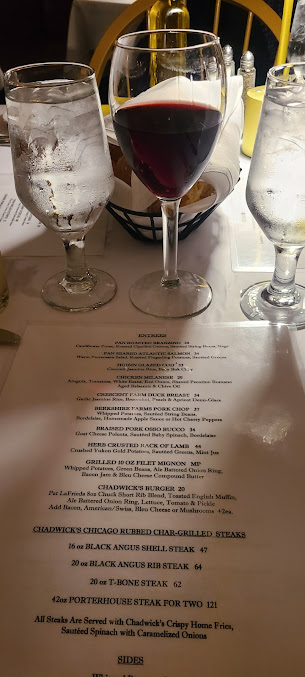 Menu Chadwick's - 23